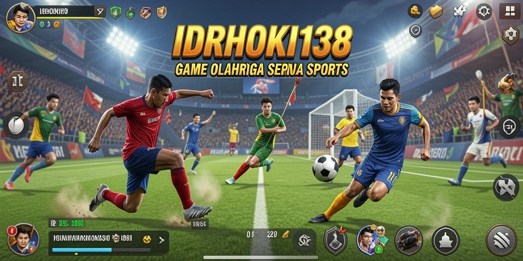 Screenshot gameplay IDRHOKI138 yang menampilkan aksi olahraga seru.