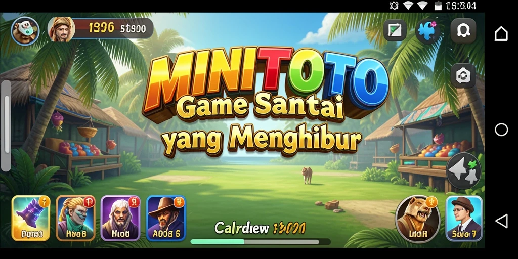 Screenshot gameplay <strong>MINITOTO</strong> menampilkan aksi seru dan penuh warna.