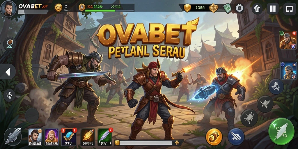 Tampilan gameplay OVABET yang memukau dan penuh aksi petualangan.