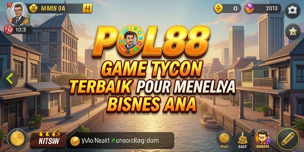 Tampilan gameplay POL88 yang seru saat membangun bisnis Tycoon.